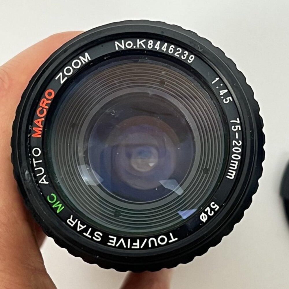 Tou/Five Star Macro Zoom Lens 75-200mm f1:4.5 for Canon FD Mount Untested - Picture 3 of 6